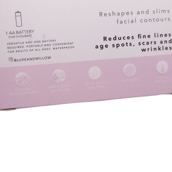 Luxe + Willow PHOENIX Rose Quartz Vibrating Facial Roller - Picture 7 of 7